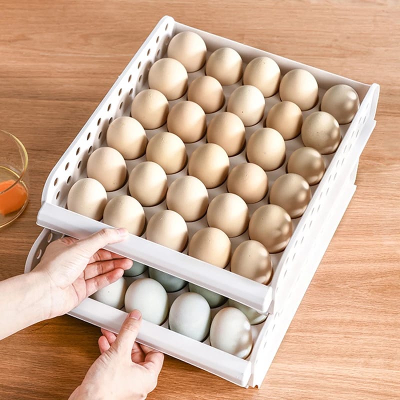 Drawer Type 40 Grids Egg Storage Box