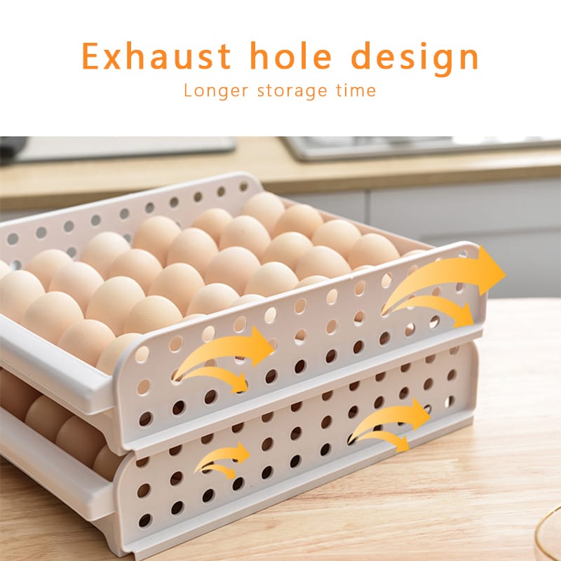 Drawer Type 40 Grids Egg Storage Box