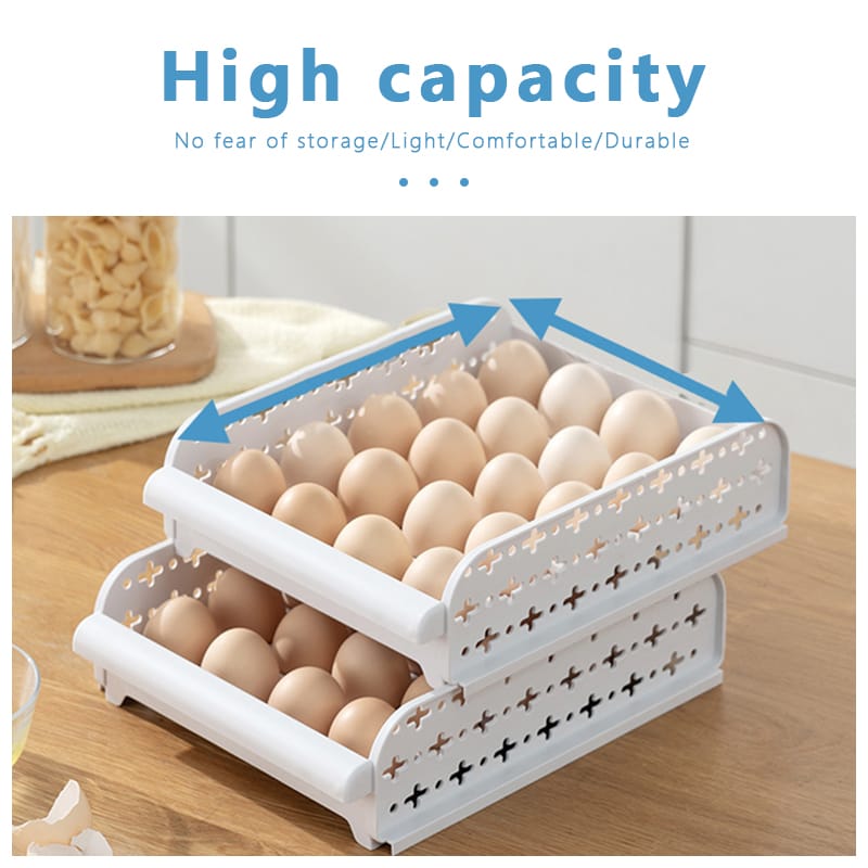 Drawer Type 40 Grids Egg Storage Box