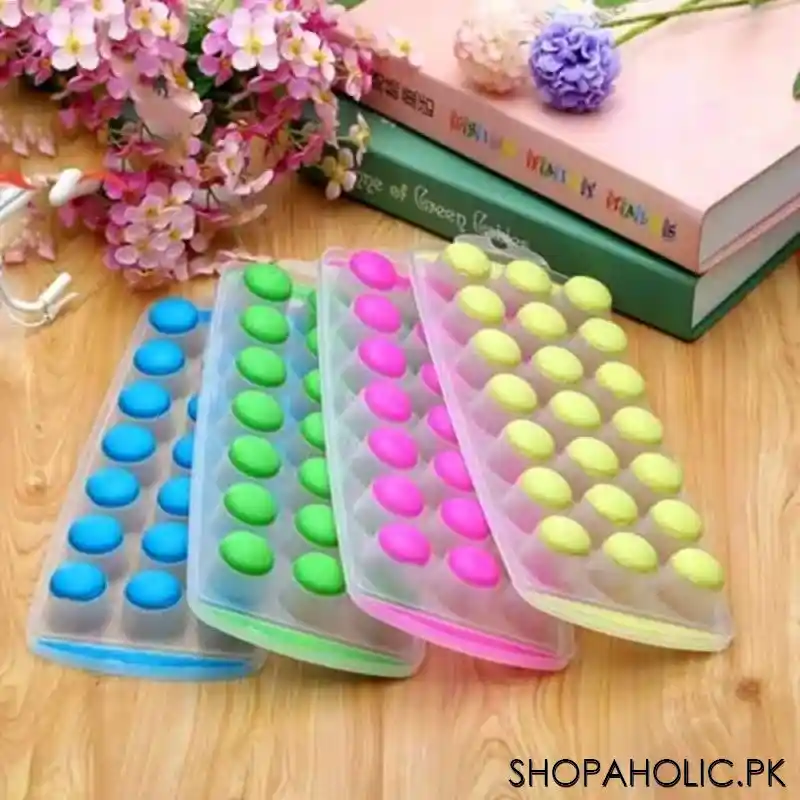 Easy-Pop Silicone Base Ice Cube Tray