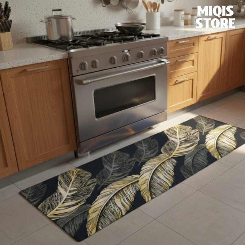 Anti Slip Water Absorbent Runner With Mat (Large Design 39)