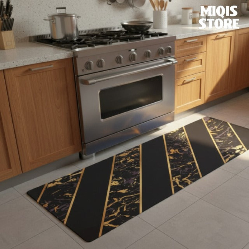 Anti Slip Water Absorbent Runner With Mat (Large Design 47)