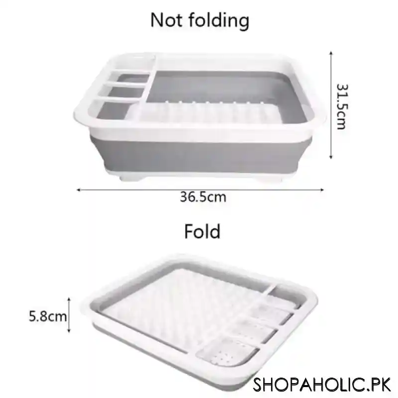 Folding Dish Drainer Rack