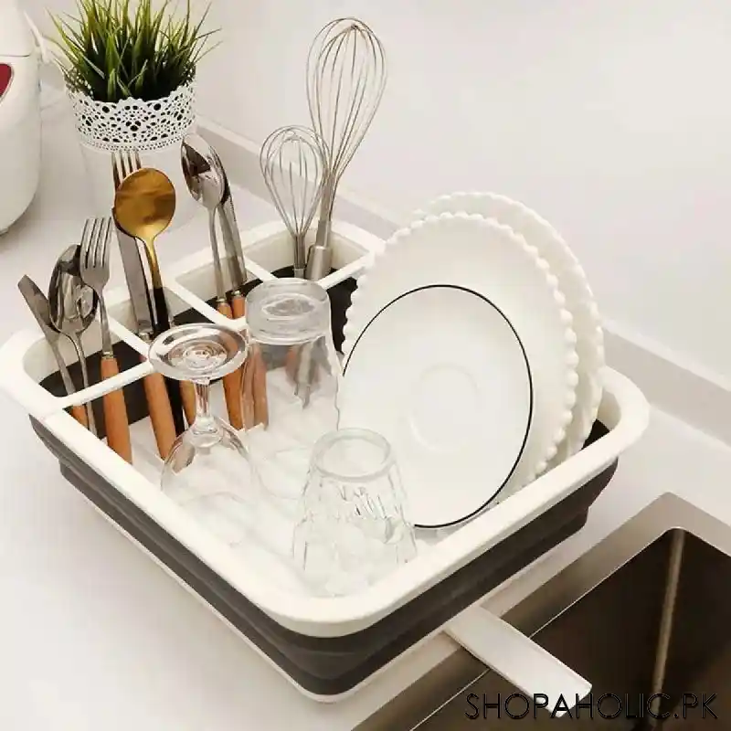 Folding Dish Drainer Rack