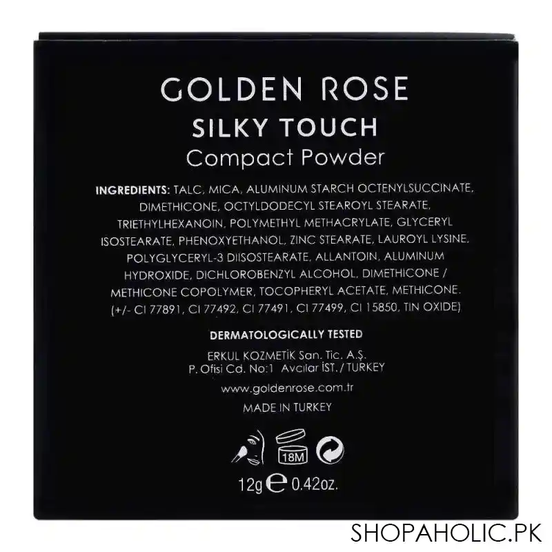 Golden Rose Silky Touch Compact Face Powder, 02