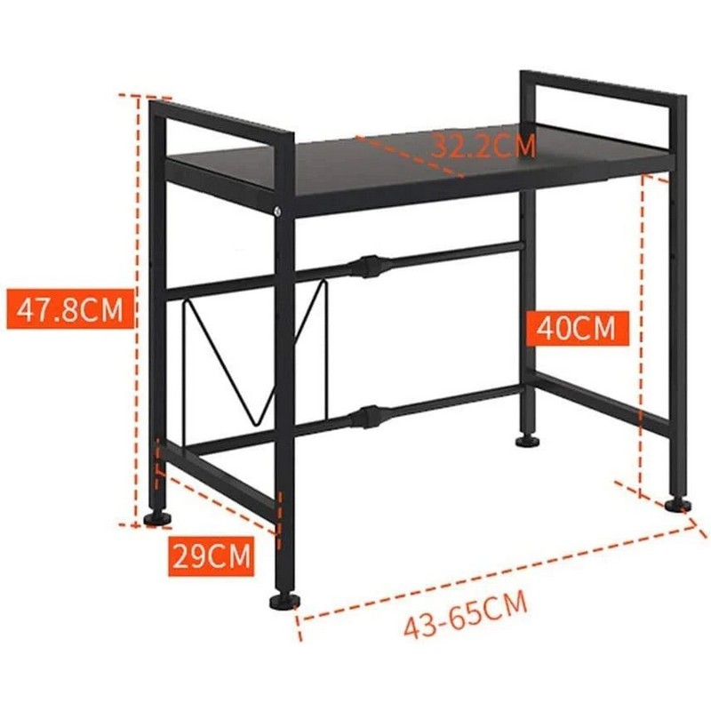 Adjustable Microwave Oven Shelf