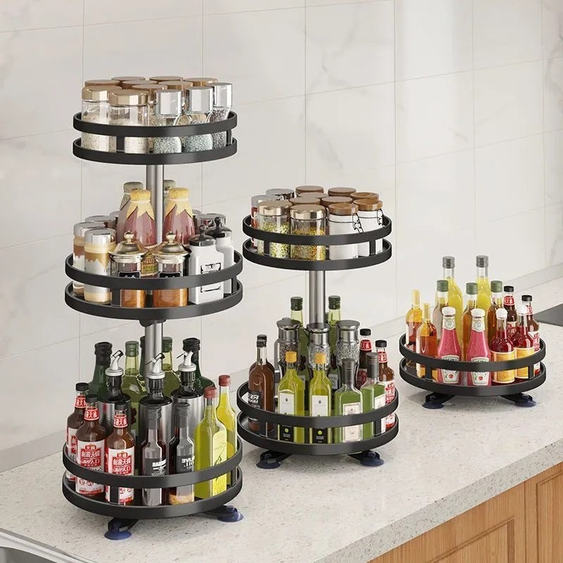 360Â° Rotatable Metal Storage Organizer by MATRIX