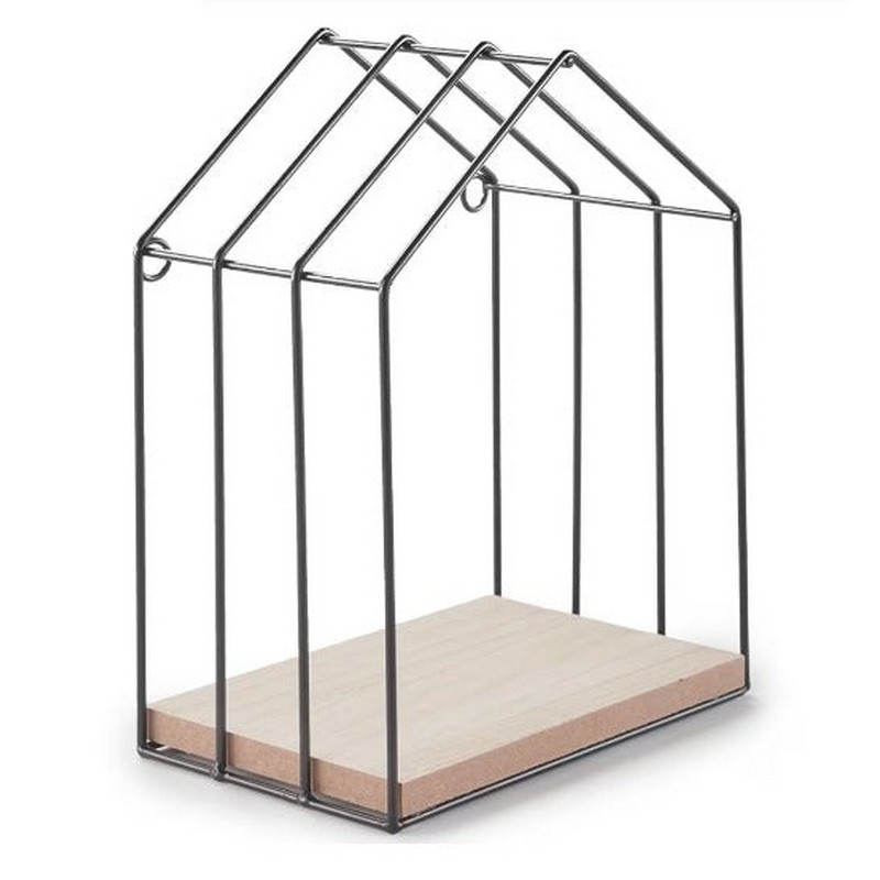 Hut Style Wall Shelf - Three Grills Style