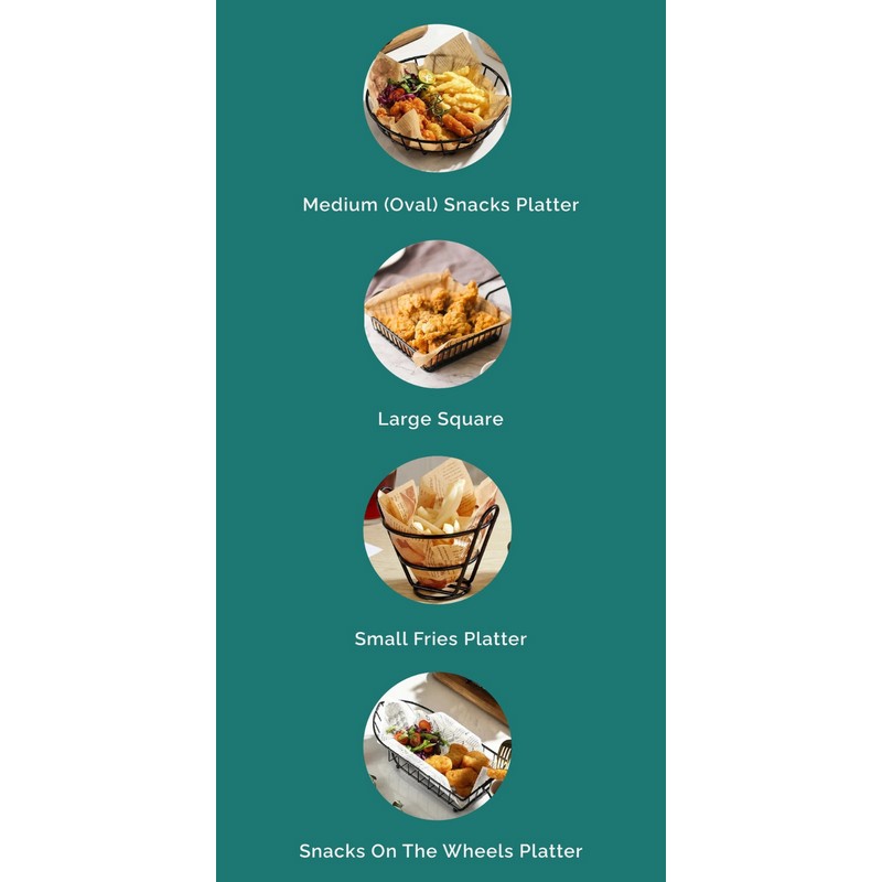 Snack Buckets (Pack of 4)