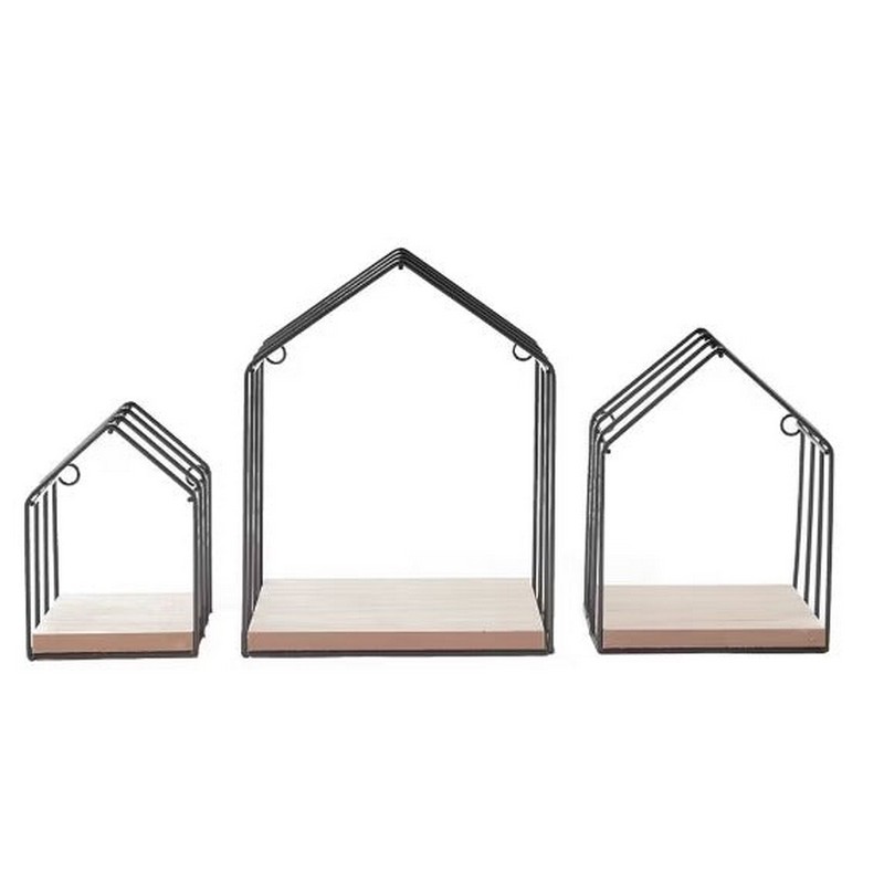 Hut Style Wall Shelf - Three Grills Style