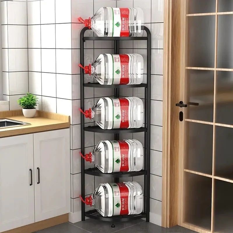 Foldable Corner Shelf with Tripod Base