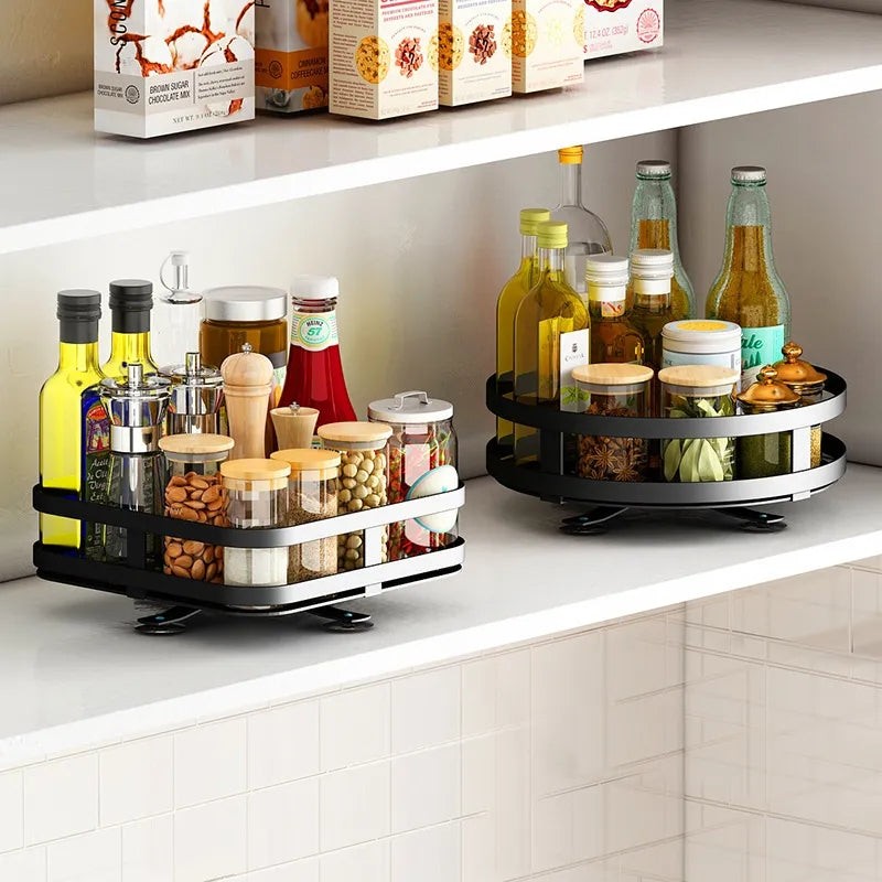 360Â° Rotatable Metal Storage Organizer by MATRIX