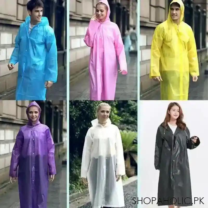 Hooded Rain Coat