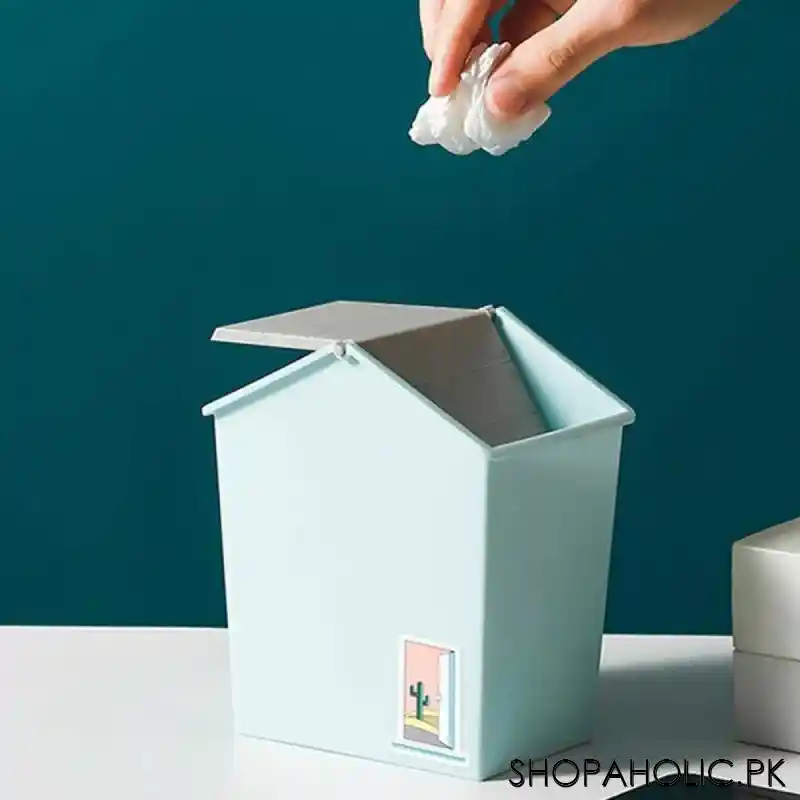 House Shaped Desktop Mini Trash Can