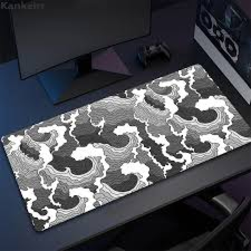 Art Great Waves Mouse Pad Gaming XL HD Custom New Mousepad XXL Playmat Office Computer Non-Slip Big Mice Pad