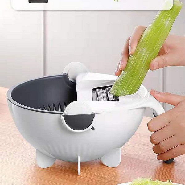 Vegetable Cutter with Drain Basket