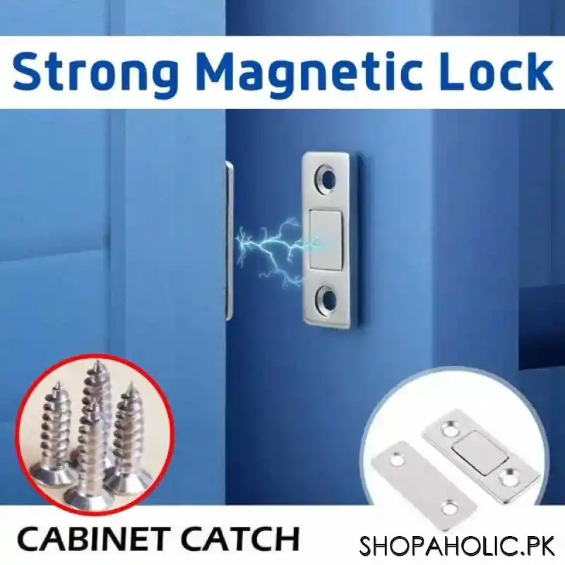 Invisible Magnetic Door Closer Catcher with Screws (Pair)