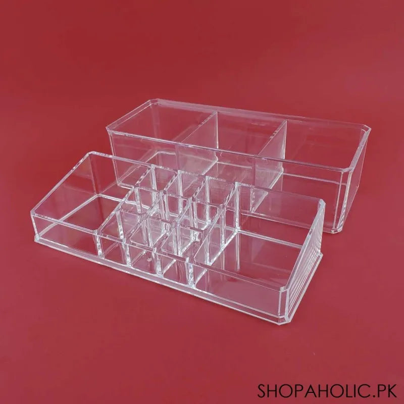 Jewelry and Cosmetic Dual Organizer