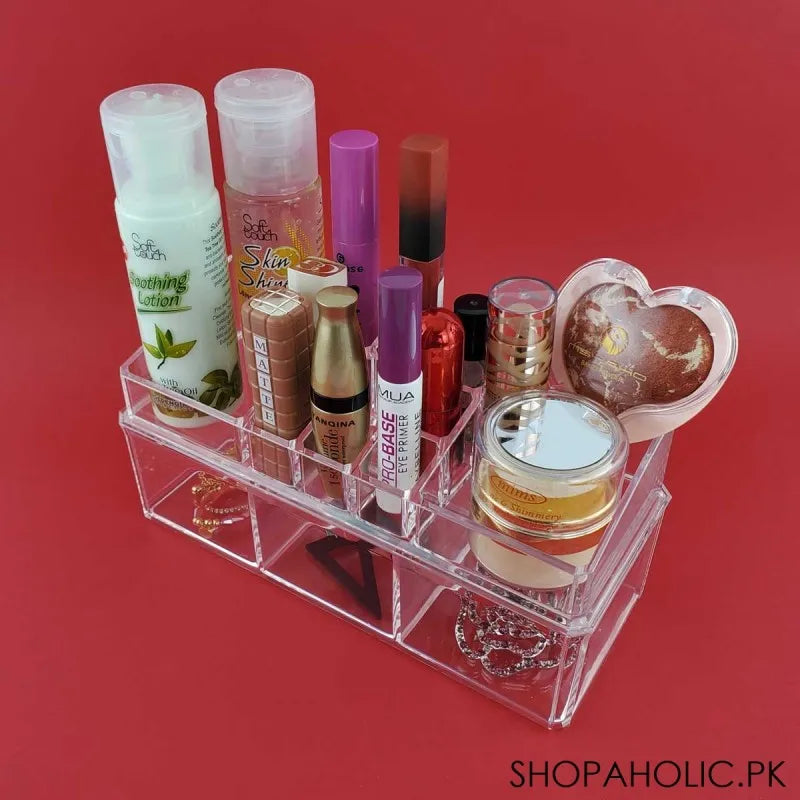 Jewelry and Cosmetic Dual Organizer