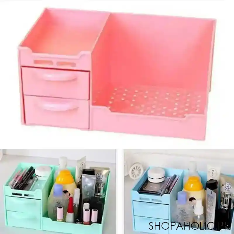 Large Capacity Cosmetic Storage Box Makeup Drawer Organizer