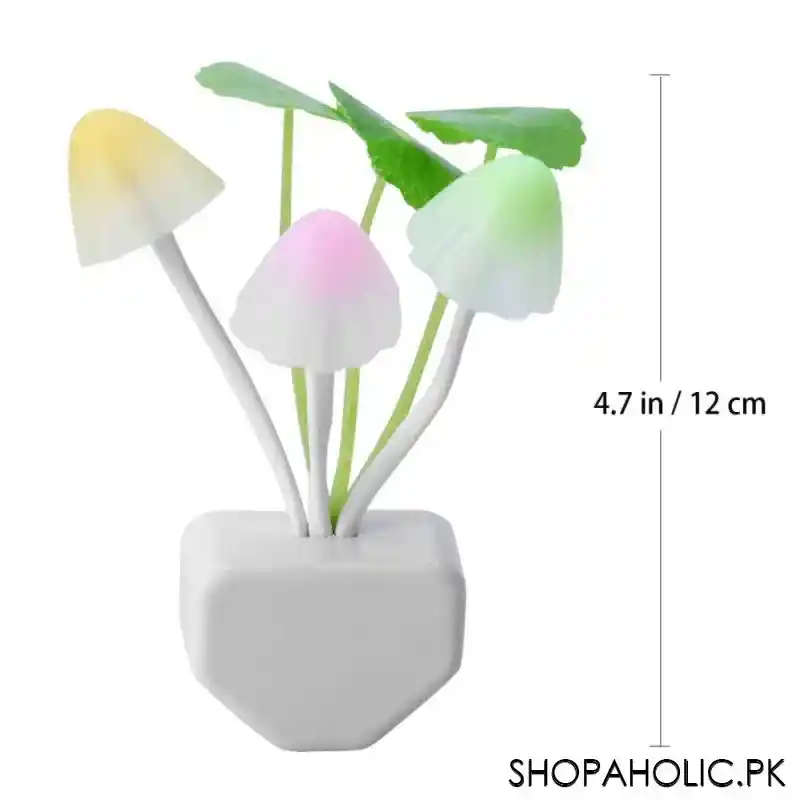 LED Mushroom Romantic Colorful Sensor Plug-in Night Light