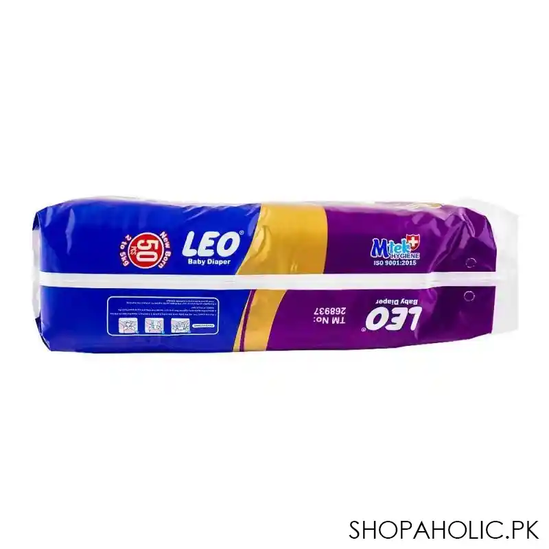 Leo Soft & Dry Baby Diaper Newborn 1, 2-5Kg, 50'S