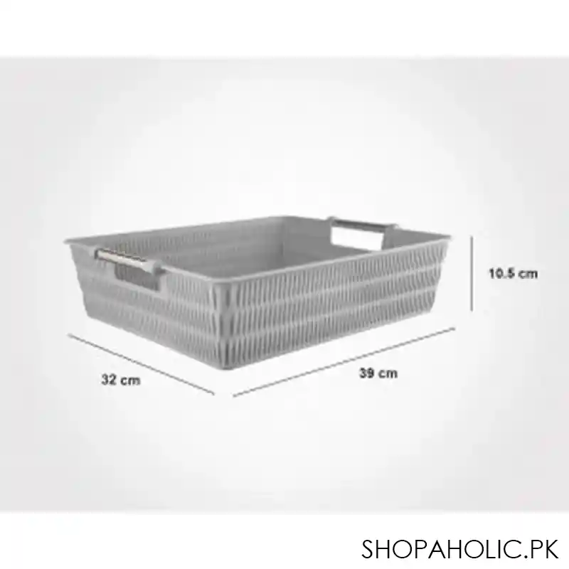 Limon Bamboo Basket With Steel Handle Product Code: 1382