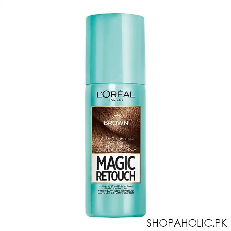 L'Oreal Paris Magic Retouch Instant Root Concealer Spray, Brown, 75ml