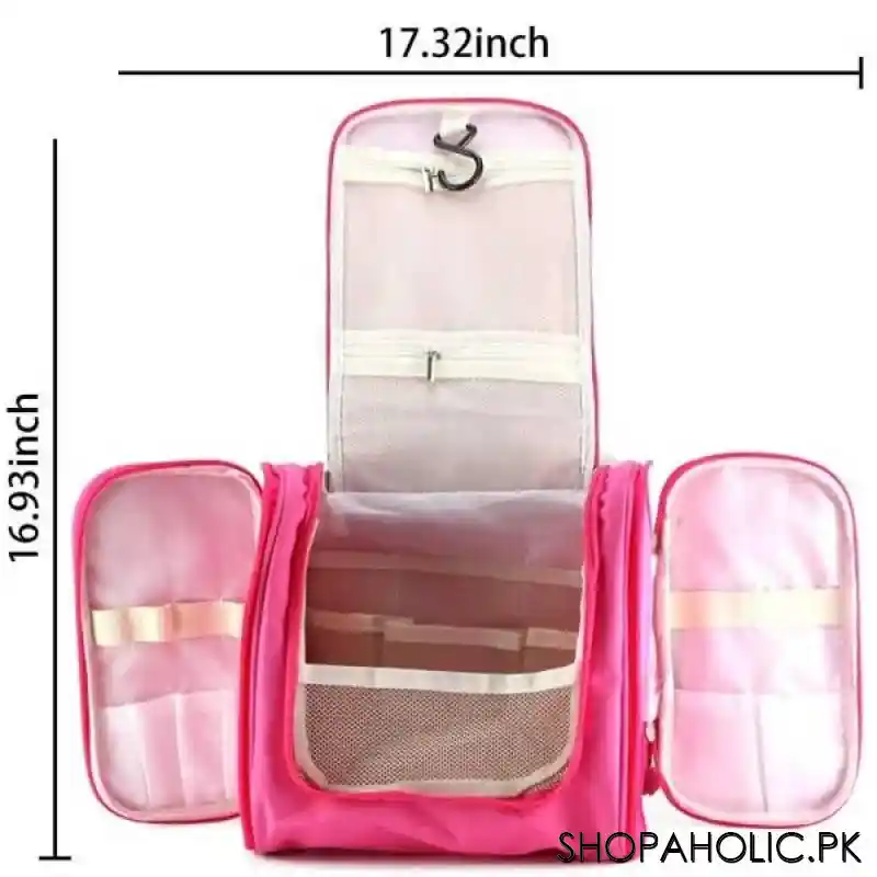 Magnificent Waterproof Travel Toiletry Cosmetic Bag for Women (Random Colour)