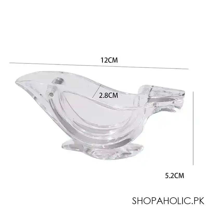 Manual Acrylic Bird Lemon Slice Squeezer