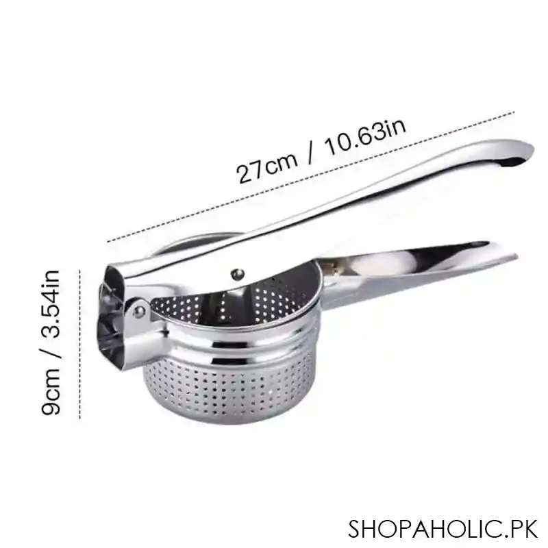 Manual Stainless Steel Potato Masher and Fruit Presser