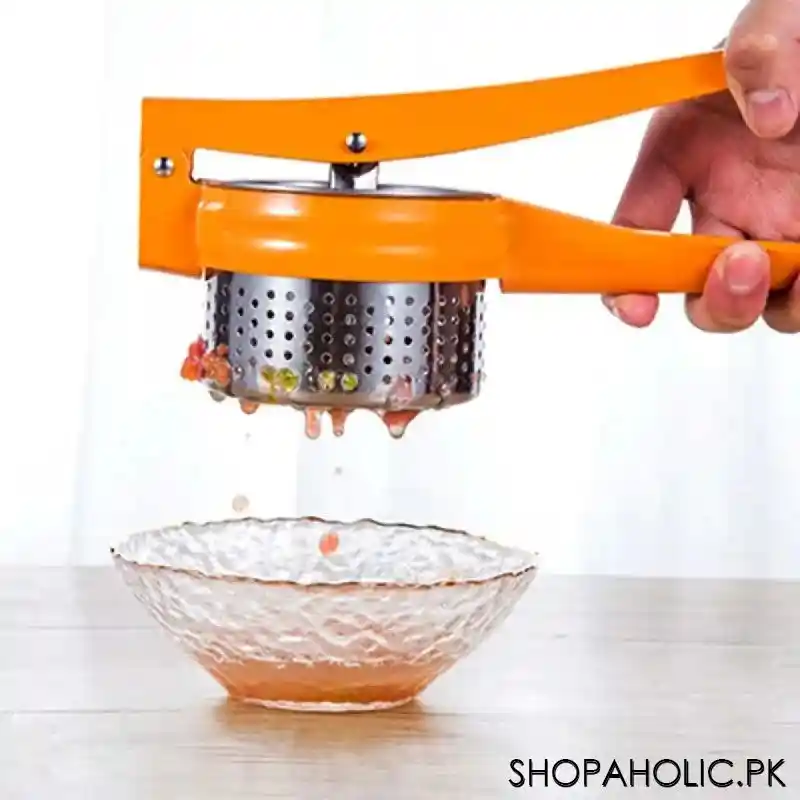 Manual Stainless Steel Potato Ricer Masher and Fruit Press Squeezer