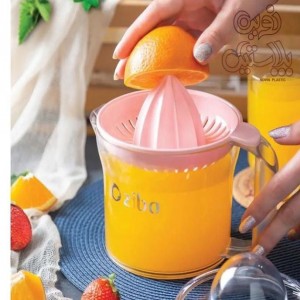 Citrus Juicer Orange Squeezer, Manual Juicer with Strainer and Container