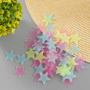 100pc 3D Glowing Stars In The Dark