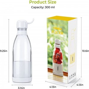 New Portable USB Juicer Electric USB Juice Maker Mixer Bottle 4 Blades Rechargeable