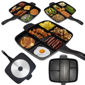 New Master Pan 5-in-1 Multi-Section Cooking Pan