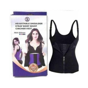 Slimming Body Shaper Vest with Cinching Waist Belt