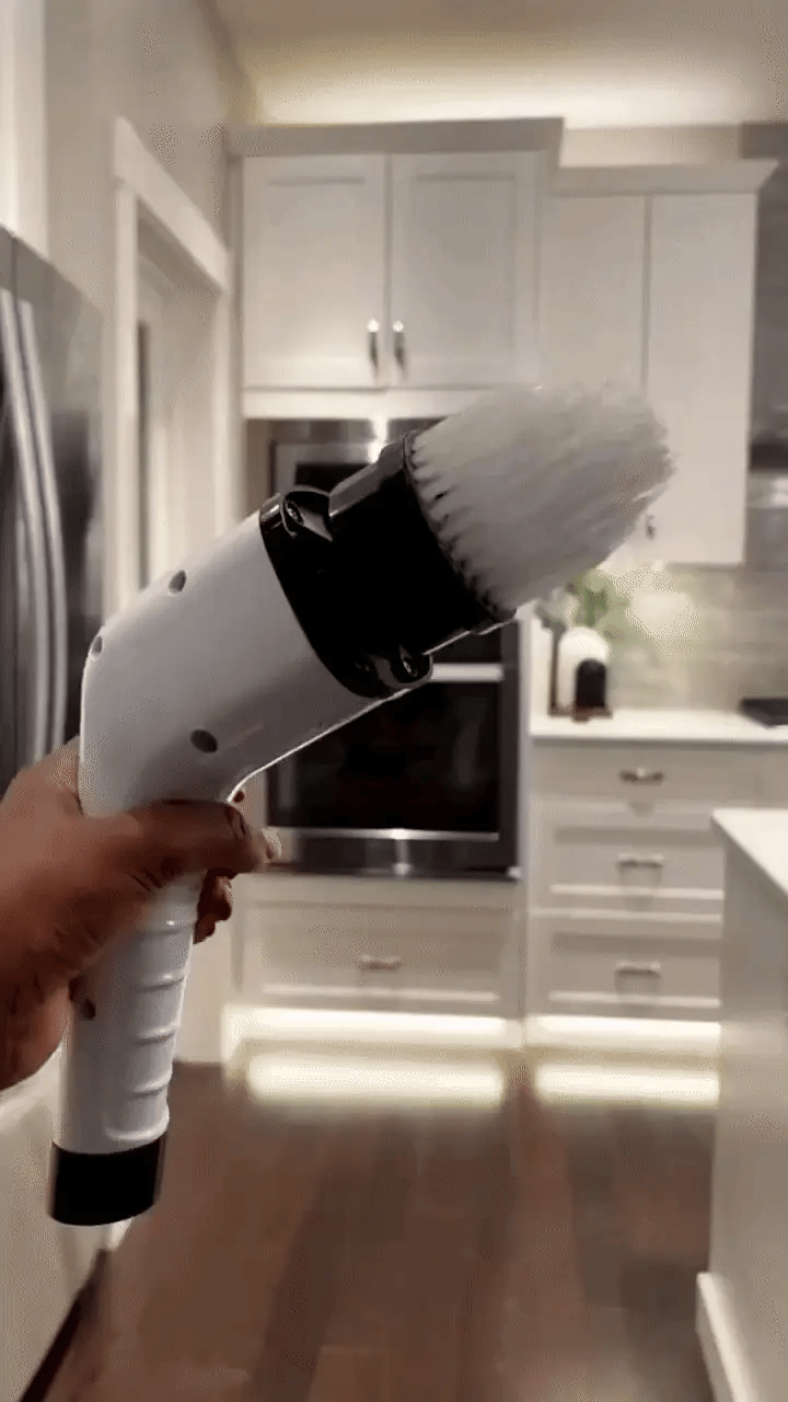 9-in-1 Electric Spin Scrubber Cordless Cleaning Brush with Extendable Handle
