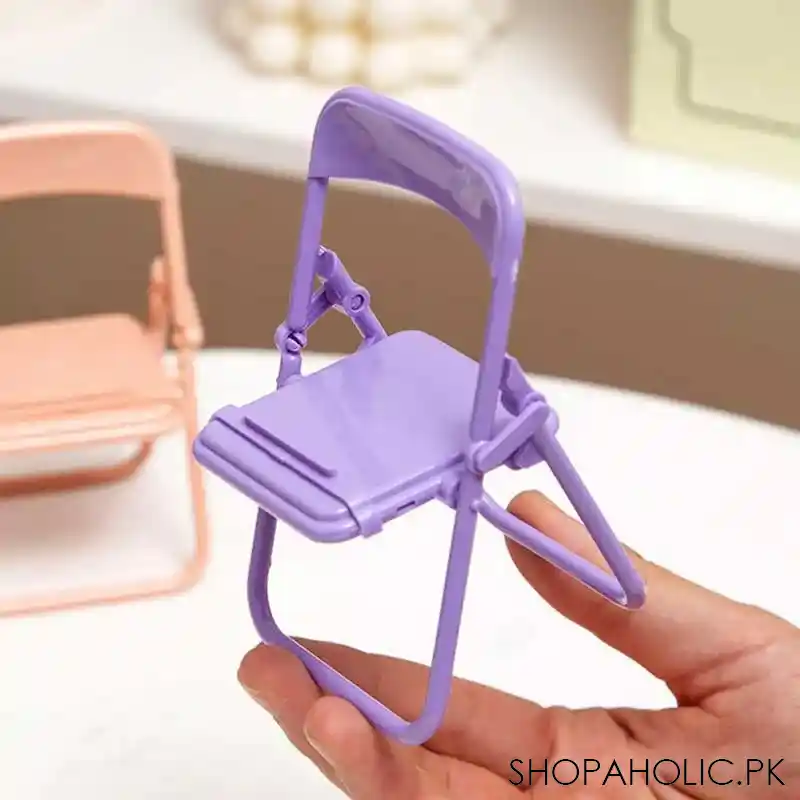 Mini Chair Shape Portable Mobile Phone Stand Holder