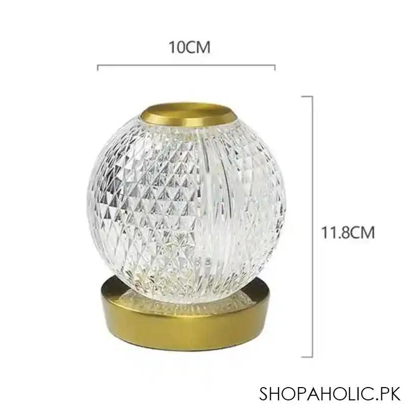 Mini Round Ball Acrylic Crystal LED Lamp