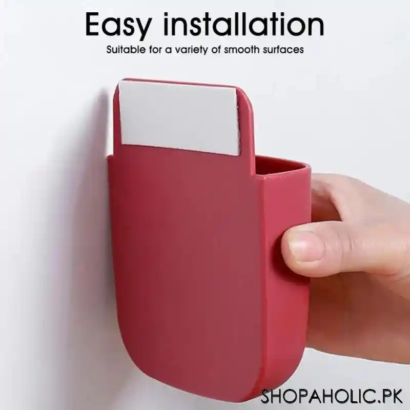 Multifunction Wall-Mounted Mobile Phone Plug Holder