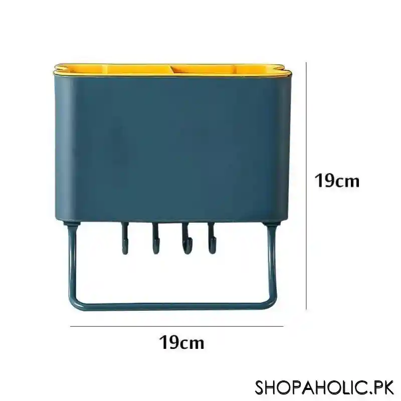 Multifunctional Wall Mounted Drain Cutlery Storage Rack