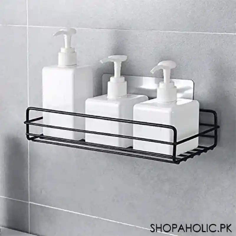 Multipurpose Rectangular Metal Shelf for Kitchen & Bathroom
