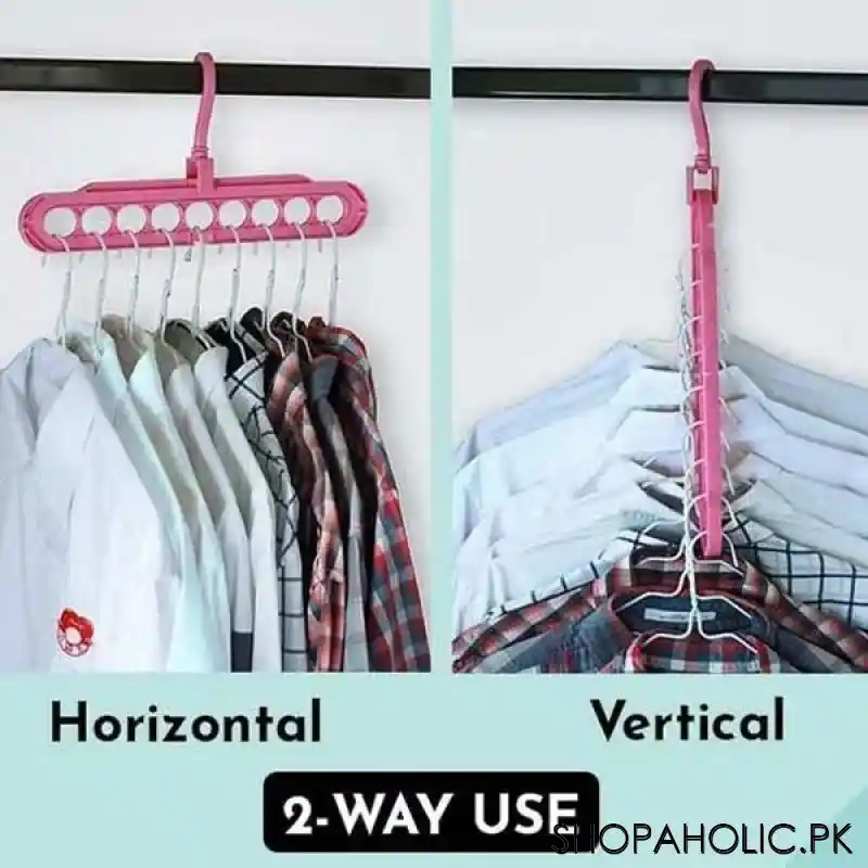Nine Hole Magic Folding Super Hanger