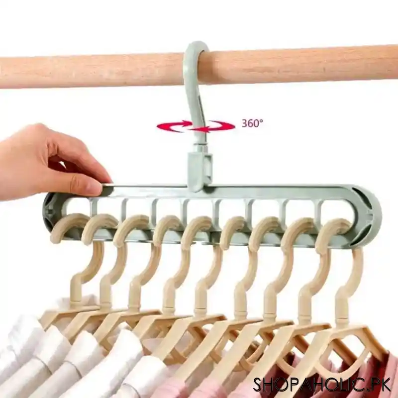 Nine Hole Magic Folding Super Hanger