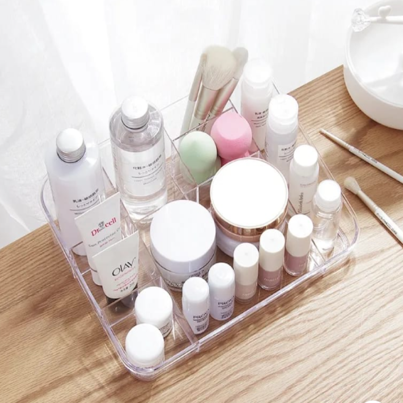 Multi Use Transparent Storage Tray