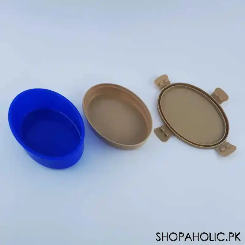 Oval Shape Plastic Lunch Box