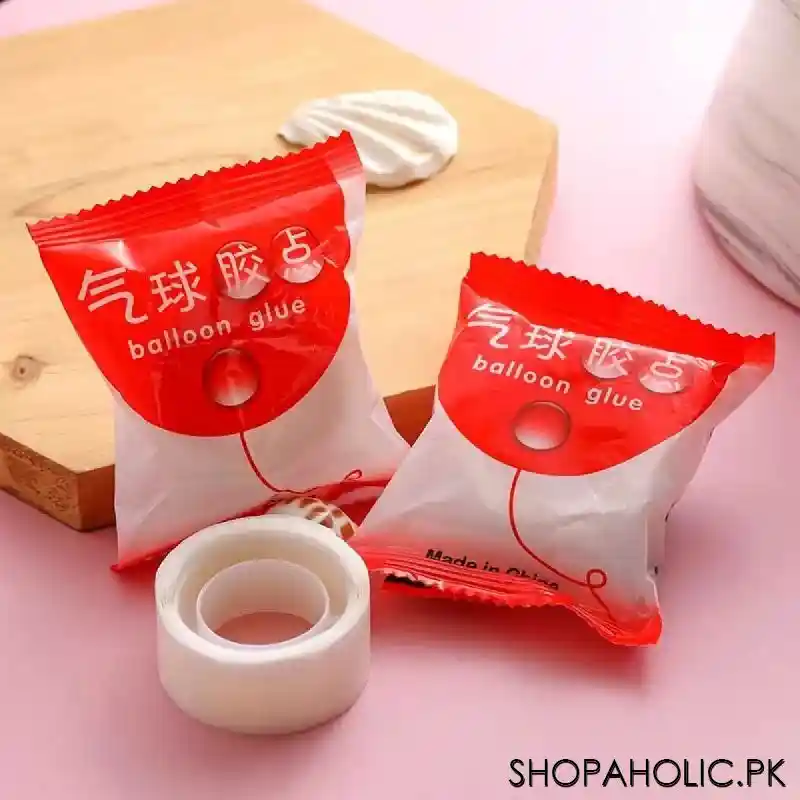 (Pack of 2) Balloon Glue Dots Tape