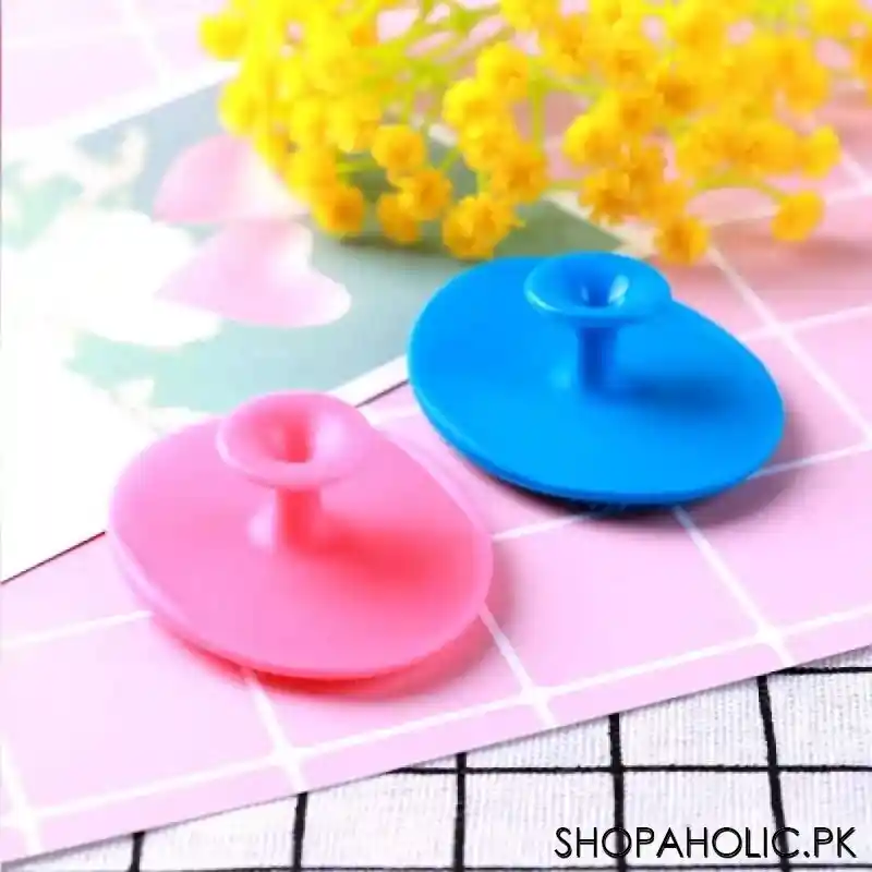 (Pack of 2) Soft Silicone Scrubber Facial Cleansing Pad