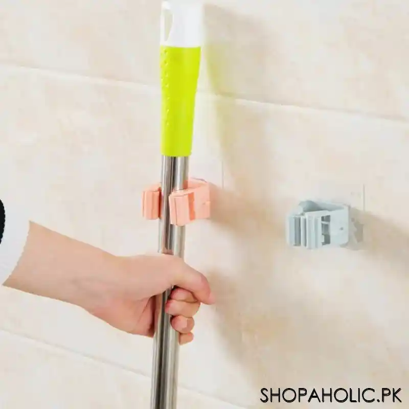 (Pack of 2) Wall Mounted Mop Holder